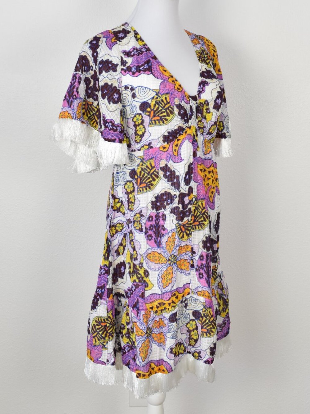 Marie Oliver Octavia Mini Fringe Dress - 8 - Picture 10 of 13
